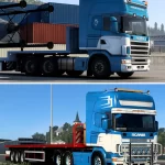 Scania R4 Ex Nor Cargo Skin Pack v1.0