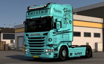 Scania RJL Kersten Transporte Skin 1.43
