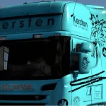 Scania RJL Kersten Transporte Skin 1.43
