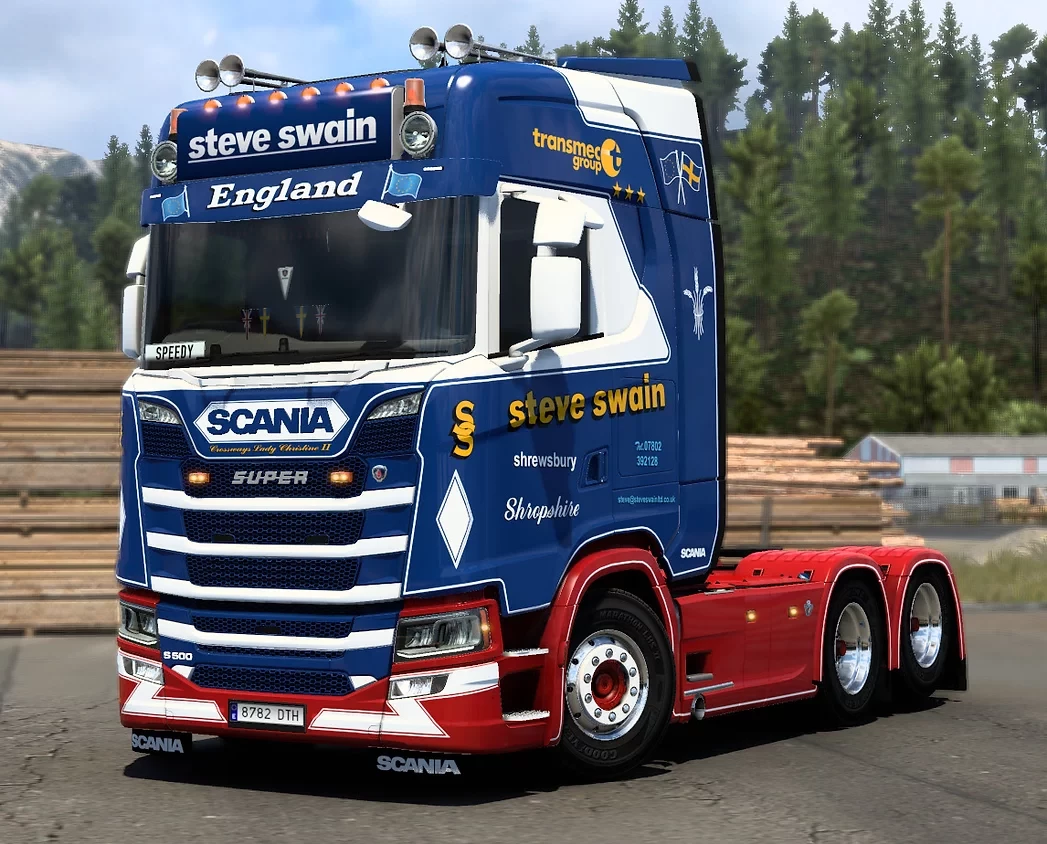 Steve Swain Scania NG Skin v 1.1 - Allmods.net