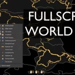 FULL SCREEN WORLD MAP ATS V1.44.1