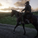 Red Dead Race Horses