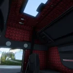 DAF XF Euro 6 Red Plush Interior + Exterior 1.44