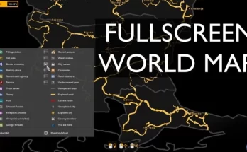 Full Screen World Map 1.44.1