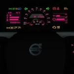 Volvo FH Pink Dashboard v1.2.0