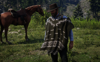 The man with no name poncho