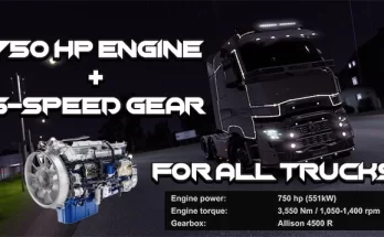 750HP + 6 Speed For All Trucks v2.2
