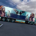 SCANIA NEW SKIN PROJECT Native girl v0.7