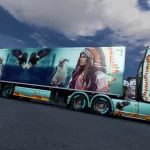 SCANIA NEW SKIN PROJECT Native girl v0.7