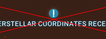 No Interstellar Coordinates Received Prompt V4.0