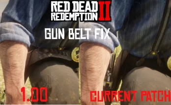Red Dead Redemption 2 Gun Belt Fix