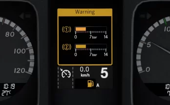 Mercedes-Benz New Actros Realistic Dashboard Computer 1.44, 1.45