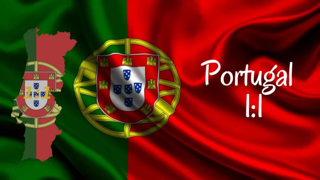 Portugal Map 1:1 1.44