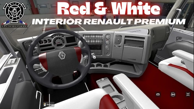 Renault Premium R&W Interior+Dashboard v1.0