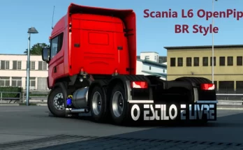 Scania L6 Straight pipe BR Style v1.0