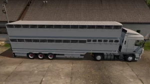 Semi trailer-cattle carrier in ownership 1.45