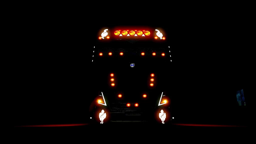 Volvo FH16 Black Edition Custom Tuning for Multiplayer 1.44.x
