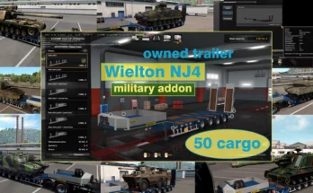 MILITARY ADDON FOR OWNABLE TRAILER WIELTON NJ4 V1.5.10