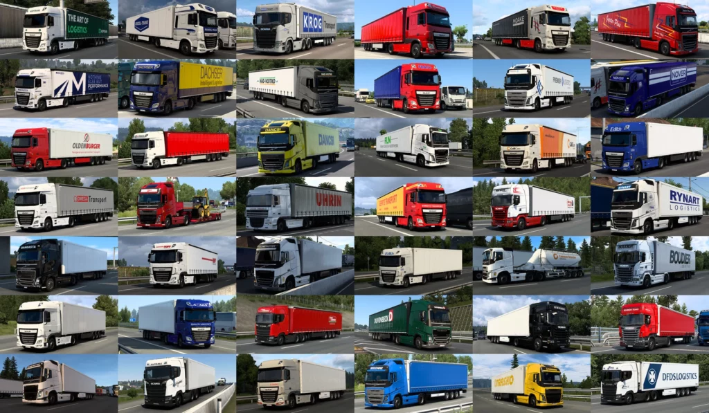 Ai Combo Truck Traffic Pack v1.0