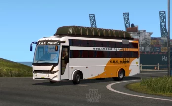 Indian SRS Travels Skin Pack for JK Vega Sleeper Bus Mod v1.0