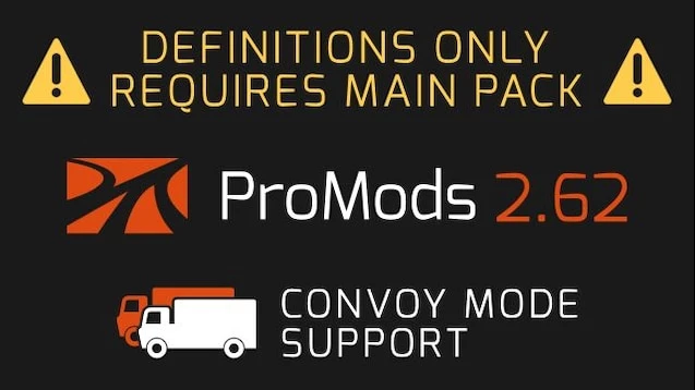 ProMods 2.62 Convoy Mode Support 1.45