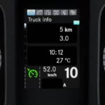 Realistic Dashboard Computer Mercedes Actros MP4 1.45