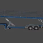 Semi-trailer-car carrier in the property 1.45