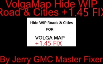 Volga Map Hide WIP Roads & Cities 1.45