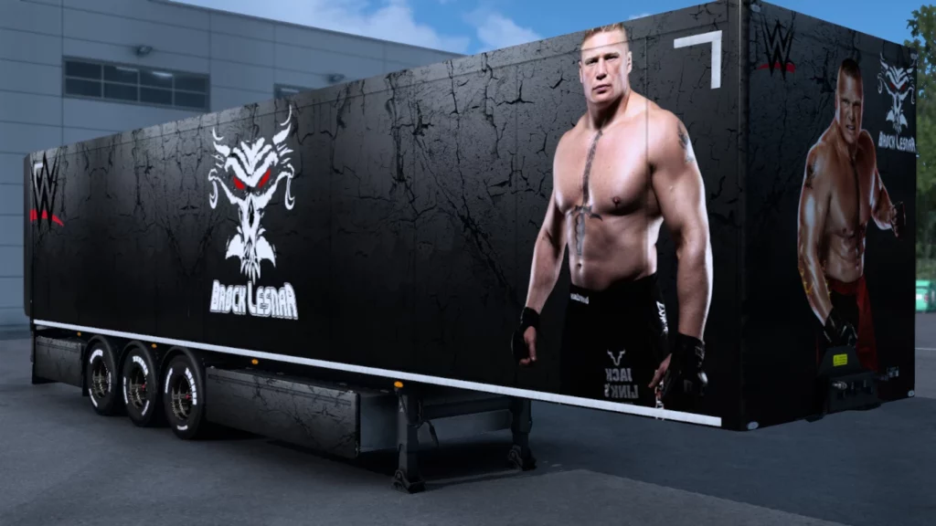 Brock wrestler trailer skin 1.45