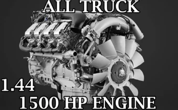ETS2 ALL TRUCK 1500HP ENGINE 1.45