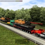 Heavy trailers from the map Russian Spaces in Traffic ETS2 1.44 - 1.45