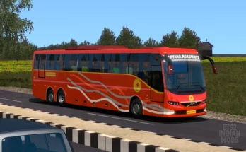 Indian HR (Haryana Roadways) Skin Pack for Volvo B11r by BMI Premium v1.0