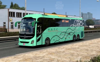 Indian SETC (Tamil Nadu) Skin Pack for DBMX Volvo 9800 UK v1.0