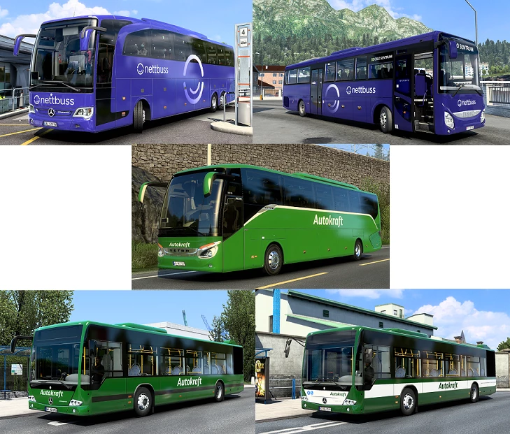 Nettbuss & Autokraft Skinpack 1.45