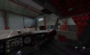 Scania 2 series Red Plush Interior 1.45