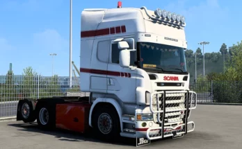 Scania RJL Hedmark Truck Sale Skin 1.45