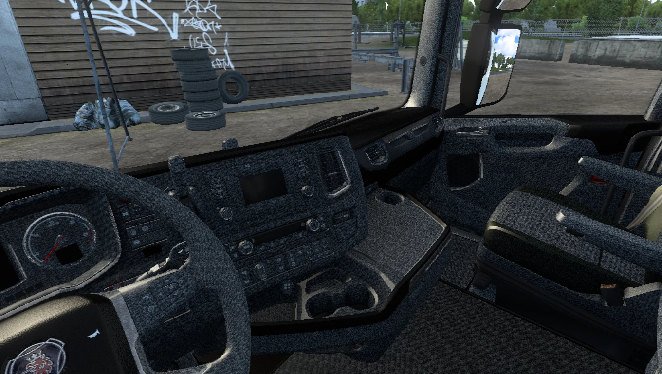 Scania S and R 2016 Danish Pluche White Interior 1.45 - Allmods.net