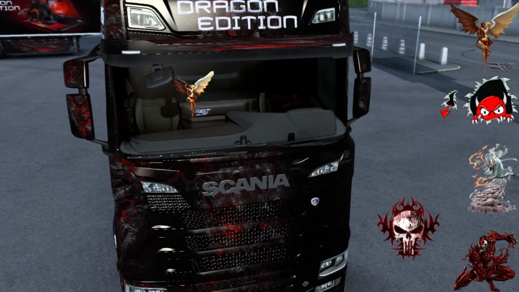 Scania window stickers 1.45