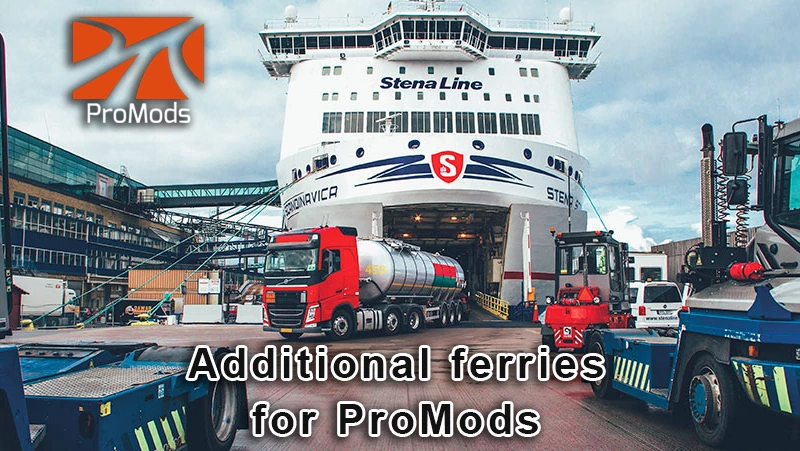 Additional ferries for ProMods 1.45