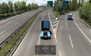 GPS ON TOP OF THE SCREEN ETS2 1.40 - 1.46