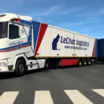 LeChat Logistics paintjob for DAF 2021 v1.0
