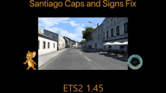 Santiago Caps and Signs Fix 1.45 v 2.0