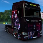 Scania Cyberpunk 2077 Skin 1.45
