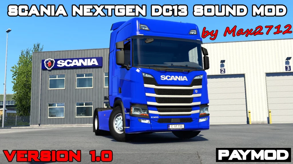 SCANIA NextGen DC13 Sound Mod 1.45