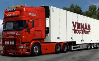 Scania RJL Venås Transport Combo Skin 1.45