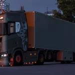 Scania S 2016 6x2 with trailer v1.45