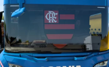 STICKER GLASS FLAMENGO 1.0 1.45