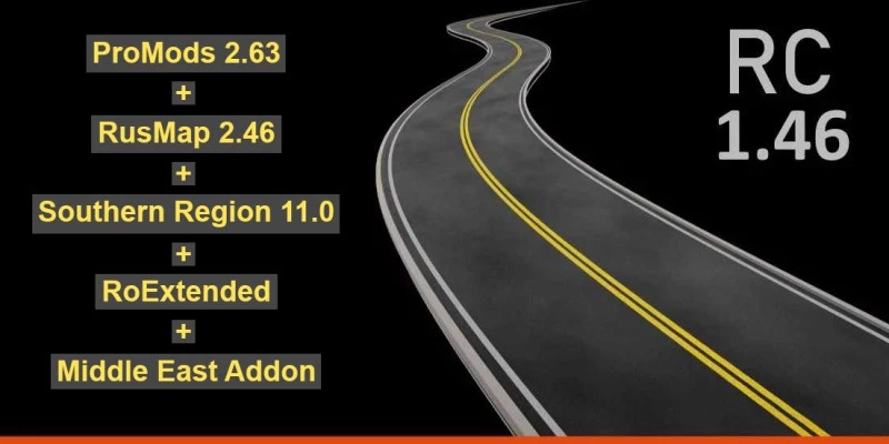 Road connection Promods / RusMap / Southern Region / Rowextended v1.0