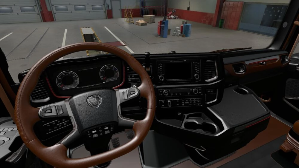 Scania 2016 Brown Black Interior 1.46
