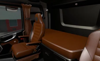 Scania 2016 Brown Black Interior 1.46